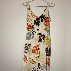 Monteau Floral Button Down Dress